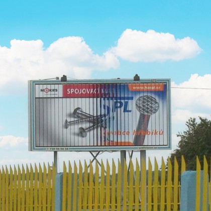 Large size spot light tri-vision billboard advertisement prisma