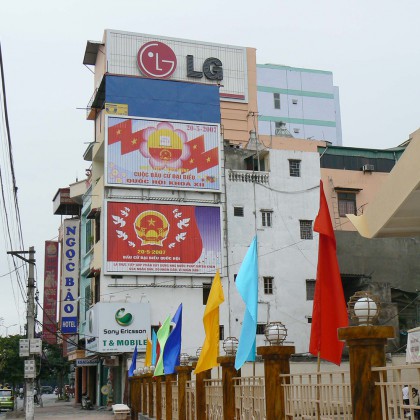 Advertising Trivision Billboard Sign Board Display Construction Media Japanese Motor Tri-Vision Display