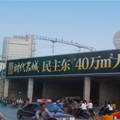 Latest Price Advertise Tri-vision Display on Street Pole Structure